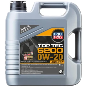 Comparateur de prix : Motorolie Liqui Moly Top Tec 6200 0W20 C5 4L