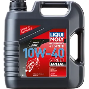 Comparateur de prix : LIQUI MOLY 10W-40 synthétique Street Race, Huile moteur 4 temps, 4L