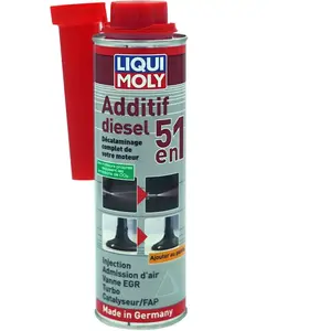 Comparateur de prix : Décrassant 5 En 1 Moteur Diesel Liqui Moly 300 Ml