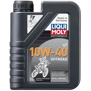 LIQUI MOLY Motorbike 4T 10W-40 Offroad, 1 L, Huile de moto à 4 coups, SKU: 3055 pas cher