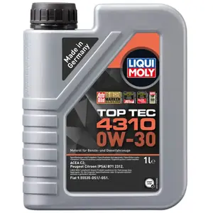 Comparateur de prix : Huile Moteur Liqui Moly Essence/diesel Top Tec 4310 5w30 1l