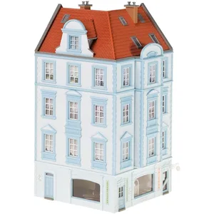 Modélisme HO : Maison d'angle urbaine 63 rue Goethe Faller-130906