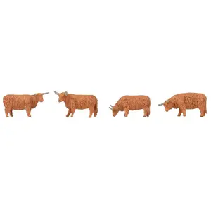 Faller Modélisme HO Figurines : Vaches écossaises rouges pas cher