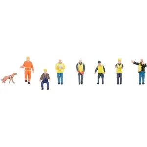 FALLER Modélisme HO : Figurines : Au port à conteneurs