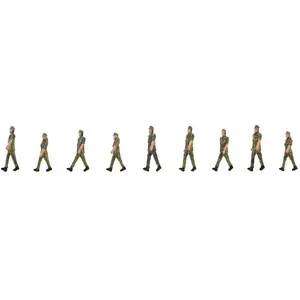 Faller Modélisme HO : Figurines : Soldats marchant au pas pas cher
