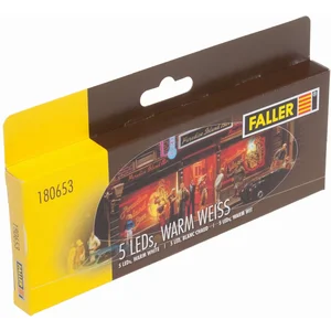 Comparateur de prix : Faller Modélisme Accessoires De Décor - Eclairage : 5 Led Blanches Chaudes-Faller