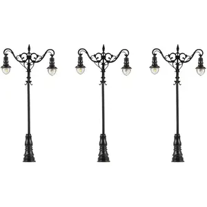 Faller FA180204 Lot de 3 lanternes à LED à suspension sphérique Blanc ... pas cher