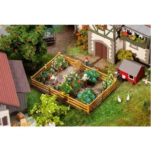 Faller 181276 Jardin décoratif avec fleurs et buissons Multicolore pas cher