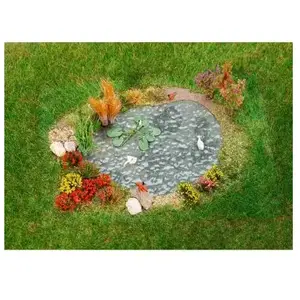 Faller décoratif avec étang de Jardin, FA181278, Multicolore pas cher
