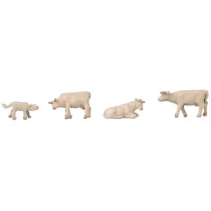 Faller Lot de Figurines avec Mini Effet sonore Vaches, 272800, Multiples