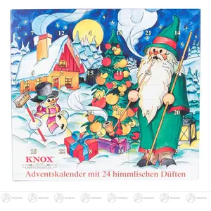 Knox Calendrier de l'Avent 090000 avec 24 parfums célestes, Dimensions...Vendu parkaufland