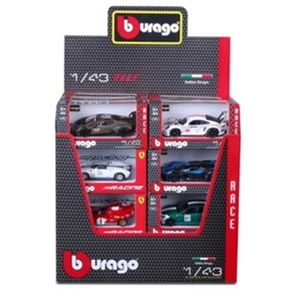 Comparateur de prix : Bburago Set de 24 véhicules Burago 1/43 Race Collection Modèle aléatoire