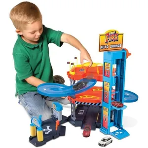 Bburago set de jeu de garage 1Street Fire:43 multicolore pas cher