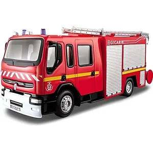 BBURAGO Camion de pompier BURAGO 1/50e - Rouge - Pour enfant de 6 ans et plus pas cher