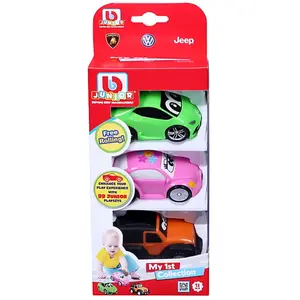 BB JUNIOR - MA 1ère COLLECTION - Pack de 3 véhicules - (Lamborghini / Volkswagen / Jeep) pas cher