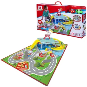 AMO TOYS Bburago BB Junior My 1st Garage Set VW Volkswagen et Lamborghini Véhicule préscolaire, Mixte pas cher