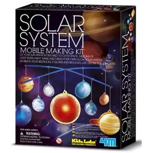 4M Labo pour Kids : Espace / Kit Mobile du Systéme Solaire Phopshorècent pas cher