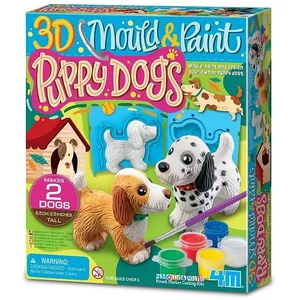 Comparateur de prix : 4M CREA KIT DE MOULAGE: CHIOTS 3D