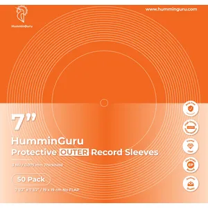 Pochettes vinyle HumminGuru Pochettes extérieures crystal clear x50 (D... pas cher