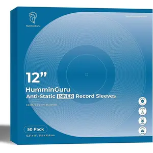 Comparateur de prix : HUMMINGURU Pochettes intérieures x 50 (POUR DISQUES 12")