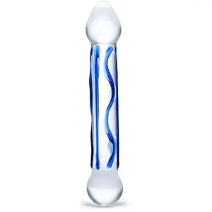 Glas Dildo en Verre Full Tip Textured pas cher