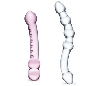Glas Kit de 2 Dildos en Verre Double Pleasure Set pas cher