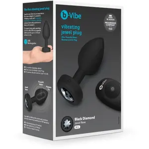 b-Vibe Plug Anal Vibrant Télécommandé Jewel L pas cher
