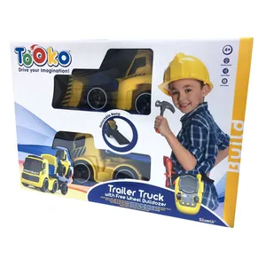 Silverlit Camion remorque radiocommandé Ouaps avec bulldozer pas cher