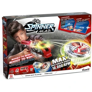 Toupie SPINNER MAD - Assortiment Aléatoire - Effets Lumineux - 5 Tactiques de Combats - Jeux - Jouets