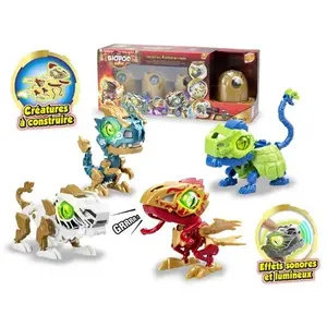 Silverlit Biopod Guardians of the East - Pack de 4 dinosaures à construire