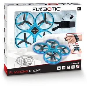 Comparateur de prix : Silverlit Véhicule radio commandé Flybotic Flashing Drone Lumineux-Double Télécommande