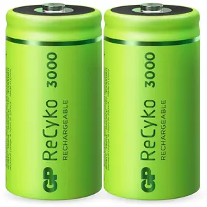 Gp Batteries - C Batterie bébé GP NiMH 3000 mAh ReCyko 1.2V 2 pièces