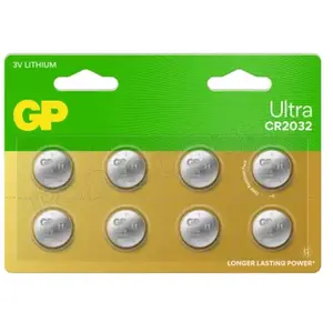 GP - Pile bouton cr 2032 3 v 8 pc(s) 220 mAh lithium pas cher