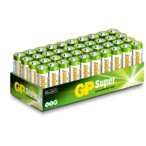 GP Piles super alcalines 1,5V aa / 15A / LR6 (paquet de 40 pièces)