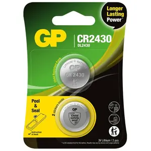 GP - Battery Pile lithium 3V CR2430 (Blister 2 pièces)