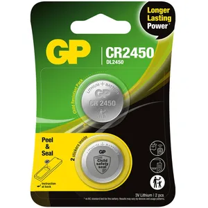 GP - Battery Pile lithium 3V CR2450 (Blister 2 pièces)