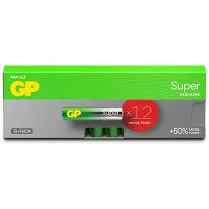 Piles AAA super alcalines GP, 24A/LR03, paquet de 12