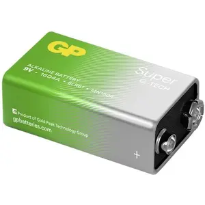 GP Blister de 1 pile Super" 6LF22 6LR61 C Alcaline" pas cher