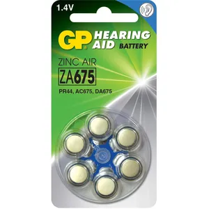 GP Batteries GP - Pile bouton za 675 1.4 v 6 pc(s) 620 mAh zinc-air ZA675 / PR44