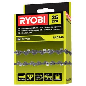 Comparateur de prix : Chaîne RYOBI 25cm pour élagueurs sur perche électriques RAC240
