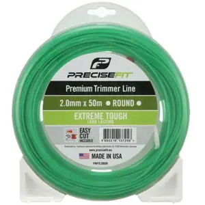 Comparateur de prix : PRECISEFIT Fil de coupe bordure universel nylon 2,0mm - rond - 50m PWFTL2050R