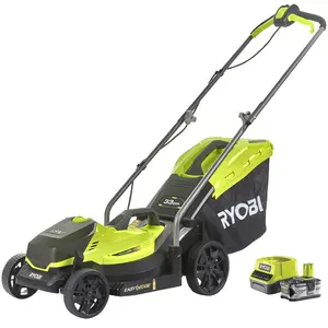 Comparateur de prix : Ryobi Tondeuse poussée 18V ONE+ - 33 cm (1 x 4,0 Ah) - RLM18X33B40