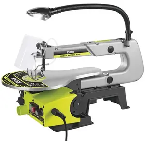 Scie à Chantourner électrique 1200W - Coupe Métal Et Bois, 0-45°, 185mm