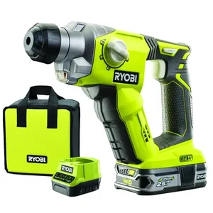 Comparateur de prix : Ryobi Marteau perforateur 18V OnePlus - 1 batterie LithiumPlus 2.5Ah - 1 chargeur rapide R18SDS-125S