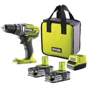 Comparateur de prix : Perceuse-visseuse RYOBI 2 vitesses 18V OnePlus - Batteries Lithium - 2...