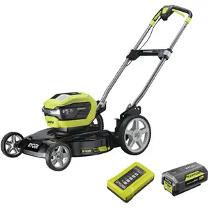 RYOBI Tondeuse à gazon sans fil 36 v max power Brushless RY36LMMX51A-140, 1x... pas cher