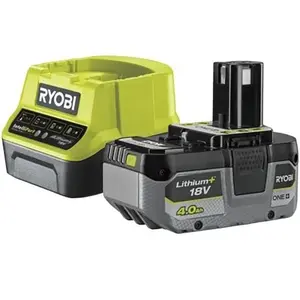 Comparateur de prix : Ryobi 1 batterie Lithium+ 18V - 4,0 Ah compacte et 1 chargeur rapide 2,0 A