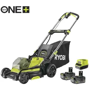 Comparateur de prix : Tondeuse à gazon sans balais 18 v one+, coupe 46 cm (2 batteries 18 v ...