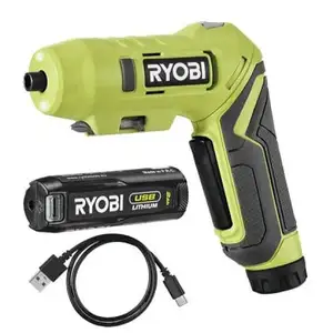 Tournevis ryobi 4v usb lithium - 1,3ah - câble usb - rsdp4-120g 5133005958