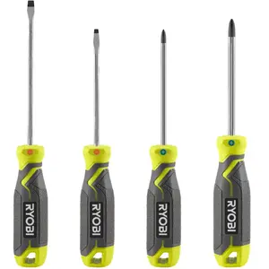 Comparateur de prix : Jeu de 4 tournevis magnétiques RYOBI - RHSDS4PC